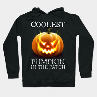 Coolest Pumpkin In The Patch Toddler Kids Boys Halloween Hoodie